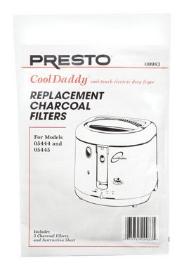 Presto Cool Daddy Cool-Touch Deep Fryer, Black,0544206, Excellent Condition