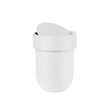 Load image into Gallery viewer, Umbra Touch Waste, Small Trash Can With Lid, White
