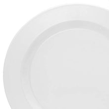 Load image into Gallery viewer, &quot; OCCASIONS &quot; 120 Plates Pack, Heavyweight Premium Disposable Plastic Plates Set 60 x 10.5&#39;&#39; Dinner + 60 x 6.25&#39;&#39; Dessert / Cake Plates (Plain White)
