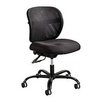 Safco Products Vue Intensive-Use Task Chair, Black, mid-back (3397BL)