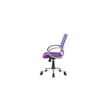 Load image into Gallery viewer, Boss Office Products Mesh Back Task Chair with Pewter Finish in Purple
