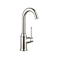 hansgrohe Talis C 14-inch Tall 1-Handle Bar Faucet in Polished Nickel, 04217830