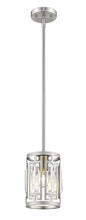 Load image into Gallery viewer, Z-Lite 6007MP-BN 1 Light Mini Pendant, 6.5 x 6.5 x 8.75, Brushed Nickel

