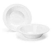 Load image into Gallery viewer, &quot; OCCASIONS &quot; 120 Bowls Pack, Heavyweight Disposable Wedding Party Plastic Bowls (14oz Soup Bowl, Plain White)
