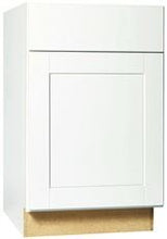 Load image into Gallery viewer, HAMPTON BAY KB21-SSW Rsi Home Products Shaker Base Cabinet, White, 21&quot;
