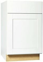 HAMPTON BAY KB21-SSW Rsi Home Products Shaker Base Cabinet, White, 21