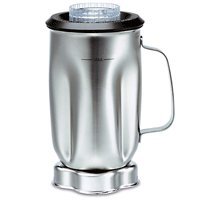 Load image into Gallery viewer, Waring Commercial CAC35 Complete Stainless Steel Container with Blade and Lid, 32-Ounce
