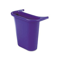 Wastebasket Recycling Side Bin, Attaches Inside or Outside, 4.75qt, Blue, Total 12 EA