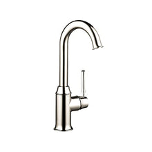 Load image into Gallery viewer, hansgrohe Talis C 14-inch Tall 1-Handle Bar Faucet in Polished Nickel, 04217830
