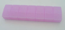 Load image into Gallery viewer, TUPPERWARE 7 Day Pill Container Box Keeper Case Gadget Pink Sheer
