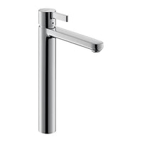 hansgrohe Metris S Modern Low Flow Water Saving 1-Handle 1 13-inch Tall Bathroom Sink Faucet in Chrome, 31020001