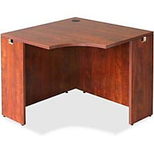 Load image into Gallery viewer, Lorell Corner Desk, Cherry, 36 by 42 by 29-1/2-Inch
