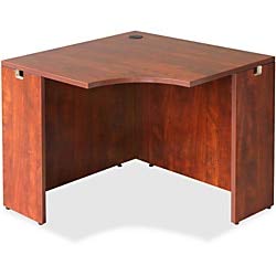 Lorell Corner Desk, Cherry, 36 by 42 by 29-1/2-Inch