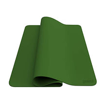 Load image into Gallery viewer, gasare, Silicone Placemats for Dining Table, Kids Placemats, Table Mats, Non Slip, Washable, Heat Resistant, Flexible, 20% Thicker, 16&quot; x 12&quot; x 1.1mm, Set of 4, Green
