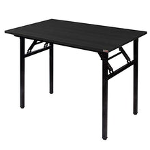 Load image into Gallery viewer, Need Computer Desk for Small Space/Small Folding Table/Small Writing Desk/Compact Desk/Foldable Desk with BIFMA Certification, No Install Needed, Black AC5CB-100-60

