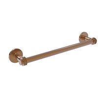 Allied Brass 2051D/18-BBR Continental Collection 18 Inch Dotted Detail Towel Bar, 18-Inch, Brushed Bronze