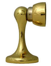 Load image into Gallery viewer, 5 PC Polish Brass Magnetic Door Holder and Stop Stopper Doorstop
