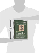 Load image into Gallery viewer, Strathmore Tan Drawing 400 Series Toned Sketch Pad, 5.5&quot;x8.5&quot;, 50 Sheets
