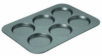 Chicago Metallic Professional Non-Stick Muffin Top Pan, 15.75-Inch-by-11-Inch, Grey, Standard - 16640