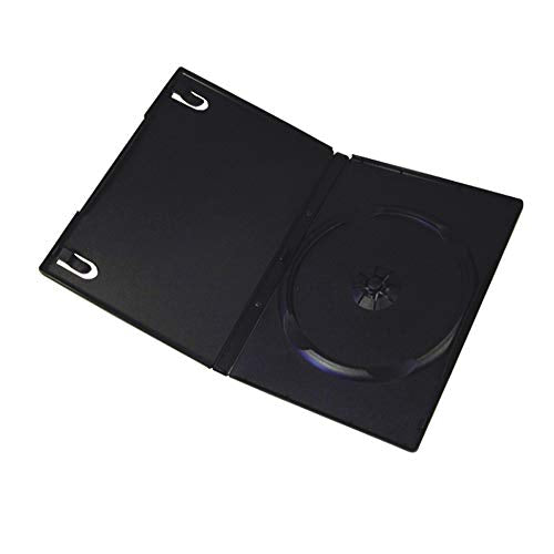Progo 50 Pack Standard Black Single DVD Cases 14MM