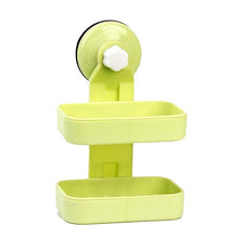 Load image into Gallery viewer, DRAGON SONIC Double Bathroom Bathroomware Creative Soap Box/Soap Stand-Green
