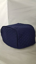 Load image into Gallery viewer, 2 Slice Toaster Cover (11&quot;x6.5&quot;x7.5&quot;) / Quilted Double Faced Cotton, Navy
