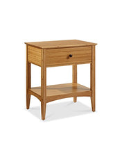 Load image into Gallery viewer, Eco Ridge ECO03CA Willow 1 Drawer Nightstand, Caramelized, Brown
