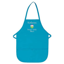 Load image into Gallery viewer, THE APRONPLACE Personalized Embroidered Sweet Little Baker Add A Name Child Apron - Toddlers &amp; Kids Sizes - Very Cute - Great Gift
