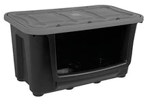 Load image into Gallery viewer, Homz, 7720GRBK.06, Storage Tote, Black, 15-5/8 in. H, 30 in. L
