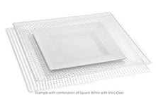 Load image into Gallery viewer, &quot; Occasions &quot; 120 Plates Pack,(60 Guests) Wedding Party Square Disposable Plastic Plates Set  60 X 9
