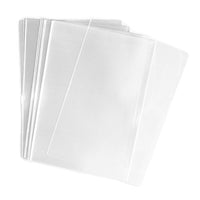 UNIQUEPACKING 500 Pcs 6x9 Inches (O) Clear Flat Cello Cellophane Bags Good for Bakery, Cookie, Candies