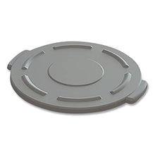 Load image into Gallery viewer, Value-Plus Gator Container Lids, For 20 Gal, Flat-Top, 20.4&quot; Diameter, Gray
