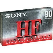Sony Audio Cassette 90 Minute HF Type I normal bias
