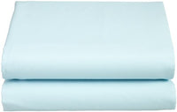 Luxury Cathay Silky Soft Polyester Single Fitted Sheet, Full Size, Aqua