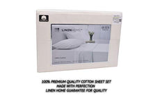Load image into Gallery viewer, 100% Cotton Percale Sheets Queen Size, Ivory, Deep Pocket, 4 Piece - 1 Flat, 1 Deep Pocket Fitted Sheet and 2 Pillowcases, Crisp and Strong Bed Linen
