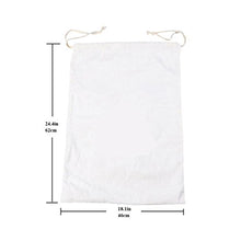 Load image into Gallery viewer, VertHome Canvas Laundry Bag Drawstring Storage Bag Household Organizer Toy Sorting Bag
