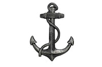 Handcrafted Model Ships Antique Silver Cast Iron Anchor Key Hook 5