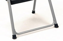 Load image into Gallery viewer, COSCO One Step Steel, Resin Steps, Step Stool without Handle, Platinum/Black
