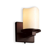 Load image into Gallery viewer, Justice Design Group CNDL-8771-14-CREM-MBLK Candlearia Collection Dakota 1-Light Wall Sconce
