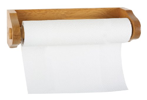 Design House 561233 Dalton Paper Towel Holder with Concealed Screws, Honey Oak, One Size
