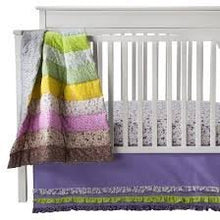 Load image into Gallery viewer, Trend Lab Rainbow Floral 3 Piece Crib Bedding Set
