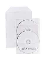 50 Clear CPP Plastic DVD Sleeves with Flap for 14mm DVD Box Awork & 2 disc Non-Woven sleeves By StarTechDeals
