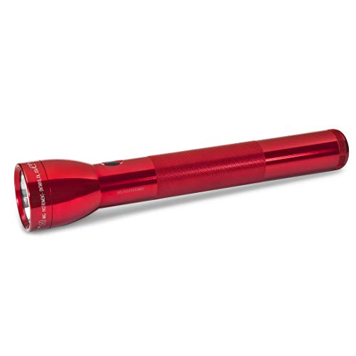 Maglite ML300L LED 3-Cell D Flashlight, Red