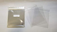 500 Pcs 6 7/16 X 6 1/4 Clear Resealable Cello/Cellophane Bags Good for 6x6 Square Card