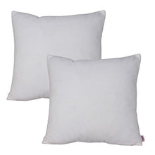 Load image into Gallery viewer, Queenie - 2 Pcs Solid Color Chenille Decorative Pillowcase Cushion Cover for Sofa Throw Pillow Case Available in 11 Colors &amp; 6 Sizes (18 x 18 inch (45 x 45 cm), Ivory)
