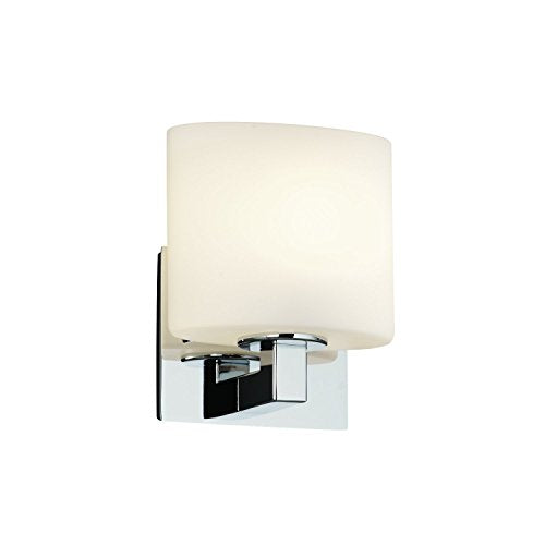 Justice Design Group FSN-8931-30-OPAL-DBRZ Fusion Collection Modular 1-Light Wall Sconce (ADA)