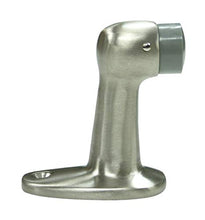 Load image into Gallery viewer, Brass Floor Stop Finish: Brushed Nickel
