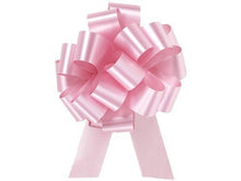 Load image into Gallery viewer, Pull String Bows 5 Inch 20 Loops Pastel Pink Pkg/10
