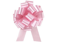 Pull String Bows 5 Inch 20 Loops Pastel Pink Pkg/10