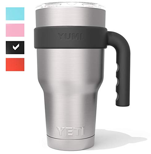 YUMI Handle is a Perfect Fit for All 30 Ounce Yeti and Yeti Rambler Type Tumbler Mugs, Black